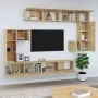 TV-Wandschrank aus Sonoma-Eichensperrholz von vidaXL, TV-Möbel - Ref: Foro24-3114592, Preis: 363,24 €, Rabatt: %
