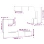 TV-Wandschrank aus Sonoma-Eichensperrholz von vidaXL, TV-Möbel - Ref: Foro24-3114592, Preis: 369,49 €, Rabatt: %