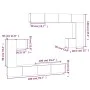 TV-Wandschrank aus Sonoma-Eichensperrholz von vidaXL, TV-Möbel - Ref: Foro24-3114592, Preis: 363,24 €, Rabatt: %