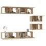 TV-Möbelset 6-teilig Sonoma-Eiche-Sperrholz von vidaXL, TV-Möbel - Ref: Foro24-3114600, Preis: 213,72 €, Rabatt: %