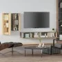 TV furniture set 4 pieces Sonoma oak plywood by vidaXL, TV Furniture - Ref: Foro24-3114632, Price: 190,13 €, Discount: %