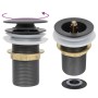Druckablauf ohne Überlauffunktion grau 6,4x6,4x9,1cm von vidaXL, Wasserhähne - Ref: Foro24-149063, Preis: 14,83 €, Rabatt: %