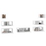TV-Möbel-Set 7-teilig Sperrholz weiß von vidaXL, TV-Möbel - Ref: Foro24-3114542, Preis: 311,72 €, Rabatt: %