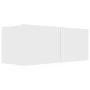 TV furniture set, 7 pieces, white plywood. by vidaXL, TV Furniture - Ref: Foro24-3114542, Price: 311,04 €, Discount: %