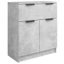 Concrete gray plywood 3-piece sideboard by vidaXL, Sideboards - Ref: Foro24-3115799, Price: 208,69 €, Discount: %