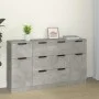 Concrete gray plywood 3-piece sideboard set by vidaXL, Sideboards - Ref: Foro24-3115823, Price: 162,84 €, Discount: %