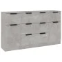 Concrete gray plywood 3-piece sideboard set by vidaXL, Sideboards - Ref: Foro24-3115823, Price: 162,84 €, Discount: %