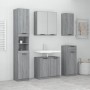Sonoma gray plywood 5-piece bathroom furniture set by vidaXL, Bathroom furniture - Ref: Foro24-3115858, Price: 293,91 €, Disc...