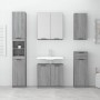 Sonoma gray plywood 5-piece bathroom furniture set by vidaXL, Bathroom furniture - Ref: Foro24-3115858, Price: 293,91 €, Disc...