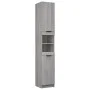Set de muebles de baño 5 pzas madera contrachapada gris sonoma de vidaXL, Muebles de baño - Ref: Foro24-3115858, Precio: 292,...