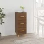 Sideboard aus eichenbraunem Holzwerkstoff, 34,5 x 34 x 90 cm von vidaXL, Sideboards - Ref: Foro24-817410, Preis: 55,49 €, Rab...