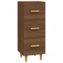 Sideboard aus eichenbraunem Holzwerkstoff, 34,5 x 34 x 90 cm von vidaXL, Sideboards - Ref: Foro24-817410, Preis: 56,07 €, Rab...