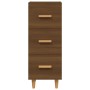 Sideboard aus eichenbraunem Holzwerkstoff, 34,5 x 34 x 90 cm von vidaXL, Sideboards - Ref: Foro24-817410, Preis: 56,07 €, Rab...