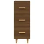 Sideboard aus eichenbraunem Holzwerkstoff, 34,5 x 34 x 90 cm von vidaXL, Sideboards - Ref: Foro24-817410, Preis: 55,49 €, Rab...
