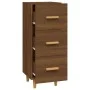 Oak brown engineered wood sideboard 34.5x34x90 cm by vidaXL, Sideboards - Ref: Foro24-817410, Price: 55,49 €, Discount: %