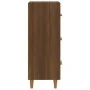 Sideboard aus eichenbraunem Holzwerkstoff, 34,5 x 34 x 90 cm von vidaXL, Sideboards - Ref: Foro24-817410, Preis: 55,49 €, Rab...