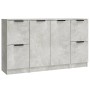 Sideboards 3 Stück zementgraues Sperrholz von vidaXL, Sideboards - Ref: Foro24-3115847, Preis: 126,78 €, Rabatt: %