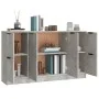 Sideboards 3 Stück zementgraues Sperrholz von vidaXL, Sideboards - Ref: Foro24-3115847, Preis: 124,74 €, Rabatt: %