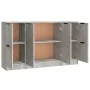Sideboards 3 pieces cement gray plywood by vidaXL, Sideboards - Ref: Foro24-3115847, Price: 124,82 €, Discount: %