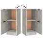 Sideboards 3 Stück zementgraues Sperrholz von vidaXL, Sideboards - Ref: Foro24-3115847, Preis: 124,74 €, Rabatt: %