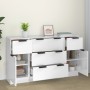 3-teiliges Sideboard-Set aus glänzend weißem Sperrholz von vidaXL, Sideboards - Ref: Foro24-3115824, Preis: 198,72 €, Rabatt: %