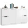 Sideboards 3 Stück Sperrholz glänzend weiß von vidaXL, Sideboards - Ref: Foro24-3115848, Preis: 156,94 €, Rabatt: %
