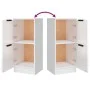 Sideboards 3 Stück Sperrholz glänzend weiß von vidaXL, Sideboards - Ref: Foro24-3115848, Preis: 156,94 €, Rabatt: %