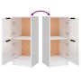 Sideboards 3 Stück Sperrholz glänzend weiß von vidaXL, Sideboards - Ref: Foro24-3115848, Preis: 162,64 €, Rabatt: %