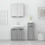 Badmöbelset 3-teilig sonoma grau Sperrholz von vidaXL, Badezimmermöbel - Ref: Foro24-3115874, Preis: 170,54 €, Rabatt: %