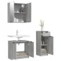 Badmöbelset 3-teilig sonoma grau Sperrholz von vidaXL, Badezimmermöbel - Ref: Foro24-3115874, Preis: 170,54 €, Rabatt: %