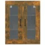 Wandschrank aus geräucherter Eiche, 69,5 x 34 x 90 cm von vidaXL, Sideboards - Ref: Foro24-817390, Preis: 62,19 €, Rabatt: %