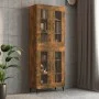 Wandschrank aus geräucherter Eiche, 69,5 x 34 x 90 cm von vidaXL, Sideboards - Ref: Foro24-817390, Preis: 62,19 €, Rabatt: %