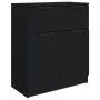 3-piece black plywood sideboard by vidaXL, Sideboards - Ref: Foro24-3115797, Price: 229,17 €, Discount: %