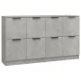 Sideboards 2 Stück betongraues Sperrholz 60x30x70 cm von vidaXL, Sideboards - Ref: Foro24-3115807, Preis: 115,58 €, Rabatt: %