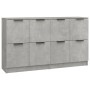 Sideboards 2 Stück betongraues Sperrholz 60x30x70 cm von vidaXL, Sideboards - Ref: Foro24-3115807, Preis: 115,58 €, Rabatt: %