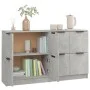 Sideboards 2 pcs concrete gray plywood 60x30x70 cm by vidaXL, Sideboards - Ref: Foro24-3115807, Price: 113,74 €, Discount: %