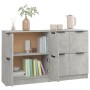 Sideboards 2 Stück betongraues Sperrholz 60x30x70 cm von vidaXL, Sideboards - Ref: Foro24-3115807, Preis: 115,58 €, Rabatt: %