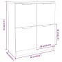 Sideboards 2 Stück betongraues Sperrholz 60x30x70 cm von vidaXL, Sideboards - Ref: Foro24-3115807, Preis: 115,58 €, Rabatt: %
