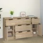 3-piece plywood sideboard set in Sonoma oak color. by vidaXL, Sideboards - Ref: Foro24-3115822, Price: 176,84 €, Discount: %