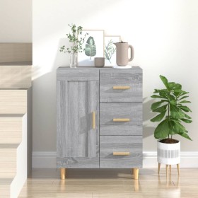 Sideboard aus grauem Sonoma-Sperrholz, 69,5 x 34 x 90 cm von vidaXL, Sideboards - Ref: Foro24-817370, Preis: 81,19 €, Rabatt: %