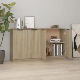Sideboards 2 Stück Sonoma-Eichensperrholz 60x30x70 cm von vidaXL, Sideboards - Ref: Foro24-3115774, Preis: 112,02 €, Rabatt: %