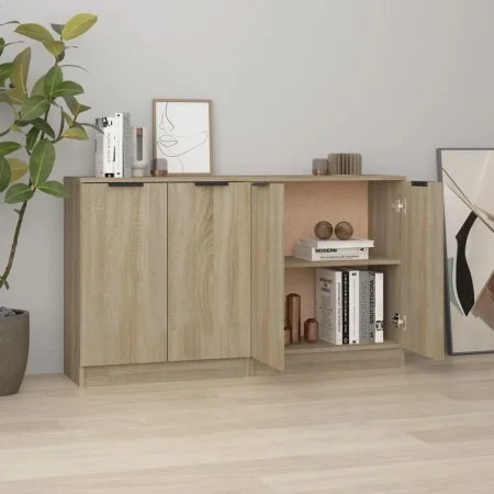 Sideboards 2 Stück Sonoma-Eichensperrholz 60x30x70 cm von vidaXL, Sideboards - Ref: Foro24-3115774, Preis: 111,72 €, Rabatt: %