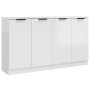 Sideboards 2 Einheiten aus glänzend weißem Sperrholz 60x30x70 cm von vidaXL, Sideboards - Ref: Foro24-3115776, Preis: 155,94 ...