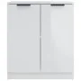 Sideboards 2 units glossy white plywood 60x30x70 cm by vidaXL, Sideboards - Ref: Foro24-3115776, Price: 150,15 €, Discount: %