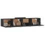 Wandschränke 2 Stück schwarzes Sperrholz 100x36,5x35 cm von vidaXL, Schließfächer und Lagerschränke - Ref: Foro24-3115669, Pr...