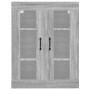 Sonoma grauer hängender Wandschrank 69,5x34x90 cm von vidaXL, Sideboards - Ref: Foro24-817391, Preis: 74,52 €, Rabatt: %