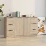 Sideboards 3 Stück Sonoma-Eichensperrholz von vidaXL, Sideboards - Ref: Foro24-3115838, Preis: 173,02 €, Rabatt: %