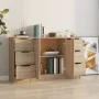 Sideboards 3 Stück Sonoma-Eichensperrholz von vidaXL, Sideboards - Ref: Foro24-3115838, Preis: 173,02 €, Rabatt: %