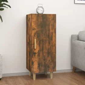 Sideboard aus geräuchertem Eichensperrholz, 34,5 x 34 x 90 cm von vidaXL, Sideboards - Ref: Foro24-817402, Preis: 51,01 €, Ra...