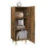 Sideboard aus geräuchertem Eichensperrholz, 34,5 x 34 x 90 cm von vidaXL, Sideboards - Ref: Foro24-817402, Preis: 51,01 €, Ra...